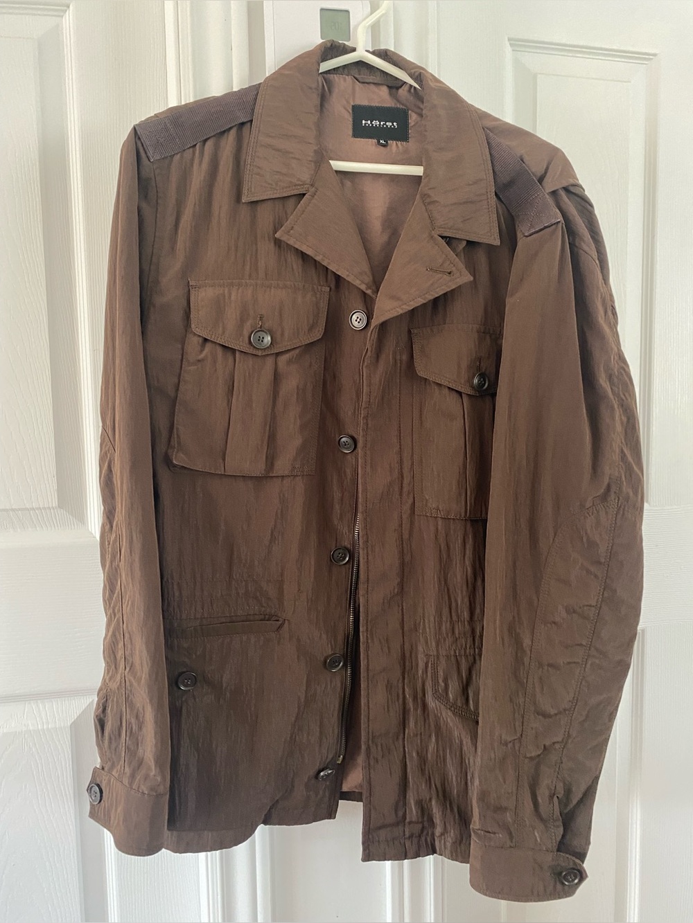 Brunello Cucinelli Chestnut Brown Military Field Jacket
